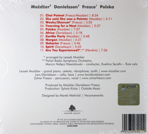 Możdżer, Danielsson, Fresco: Polska [CD]