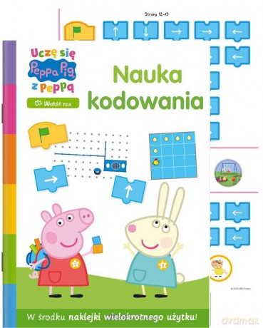 Peppa Pig. Uczę się z Peppą. Nauka kodowania cz.1 [KSIĄŻKA]