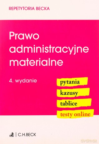 Prawo administracyjne materialne w.4 [KSIĄŻKA]
