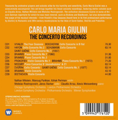Carlo Maria Giulini: Carlo Maria Giulini - Concertos [9CD]