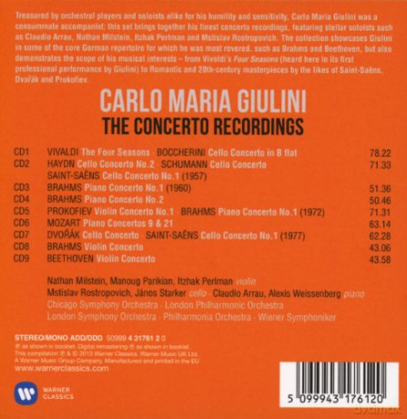 Carlo Maria Giulini: Carlo Maria Giulini - Concertos [9CD]