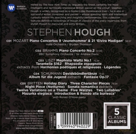 Hough: Stephen Hough - 5 Classic Albums [5CD]