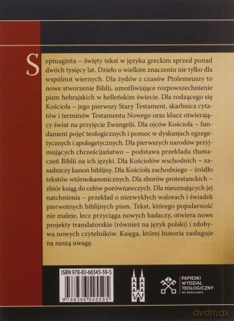 Septuaginta. Tłumaczenie, zbiór świętych ksiąg - Monika Szela - Badzińska [KSIĄŻKA]