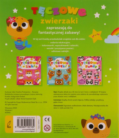 Tęczowe zwierzaki. Tęczowe pieski - Ewelina Protasewicz [KSIĄŻKA]