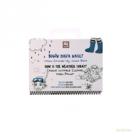 Książeczka do kolorowania Strigo Funny Mat Pogoda 16x21cm