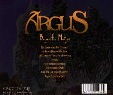 Argus: Beyond The Martyrs [CD]