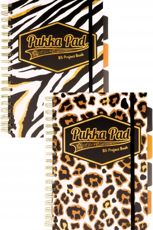 Paczka Kołozeszyt Pukka Pad B5 Project Book Wild linia 2 szt mix