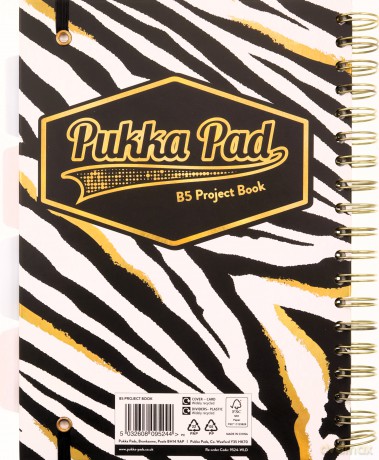 Paczka Kołozeszyt Pukka Pad B5 Project Book Wild linia 2 szt mix