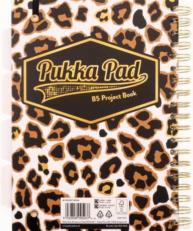 Paczka Kołozeszyt Pukka Pad B5 Project Book Wild linia 2 szt mix