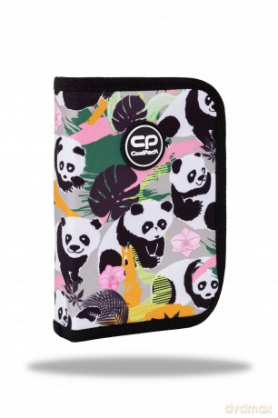 Piórnik 1-komorowy bez wyposażenia Coolpack Clipper Panda Gang