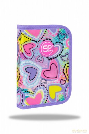 Piórnik 1-komorowy bez wyposażenia Coolpack Clipper Sew Pastel Heart