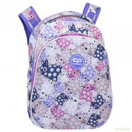 Plecak 2- komorowy Coolpack Turtle White Bunny