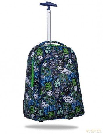 Plecak młodzieżowy na kółkach Coolpack Alan Monster Team