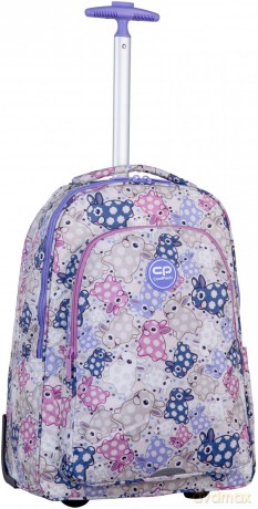 Plecak młodzieżowy na kółkach Coolpack Alan White Bunny