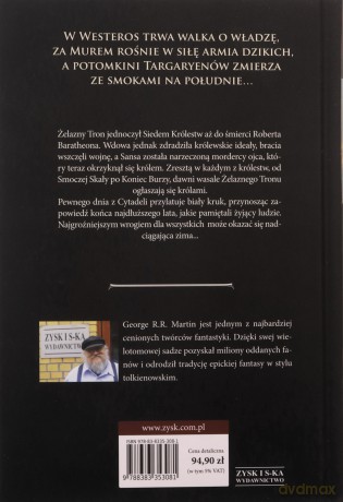 Starcie królów. Pieśń Lodu i Ognia (Tom 2) - George R.R. Martin [KSIĄŻKA]