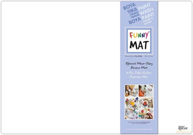 Transparentna mata Strigo Funny Mat Głodka 48x33.5 cm
