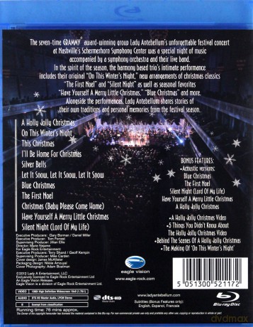 Lady Antebellum: Live On This Winter's Night [Blu-Ray]