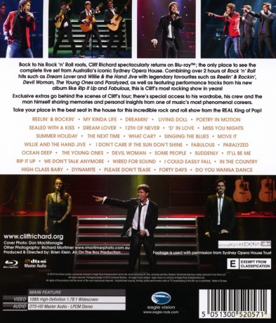 Cliff Richard: Live In Sydney [Blu-Ray]