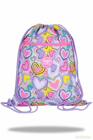Worek na buty Coolpack Vert Sew Pastel Heart