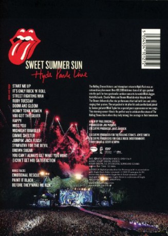 The Rolling Stones: Sweet Summer Sun Hyde Park Live [DVD]