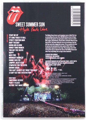 The Rolling Stones: Sweet Summer Sun Hyde Park Live [DVD]