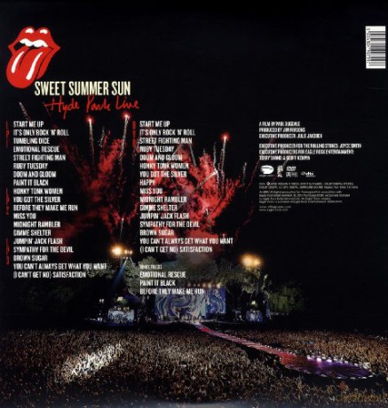 The Rolling Stones: Sweet Summer Sun Hyde Park Live [3xWINYL]