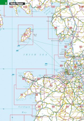 2025 Philip's Road Atlas Britain and Ireland: (A4 Spiral Binding) (Philip's Road Atlases) - Philip's Maps [KSIĄŻKA]