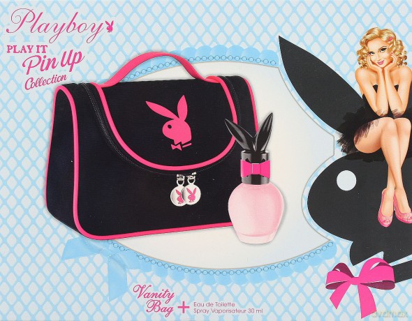 Zestaw Playboy Pin Up Woda Toaletowa Spray 30ml, Kosmetyczka [PERFUMY]+[GADŻET]