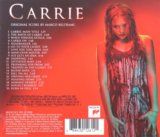 Carrie soundtrack (Marco Beltrami) [CD]