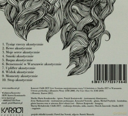Marika: Chilli Zet Live Session (digipack) [CD]