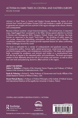 Activism in Hard Times in Central and Eastern Europe: People Power (Innovations in International Affairs) - Patrice C. Mcmahon [KSIĄŻKA]