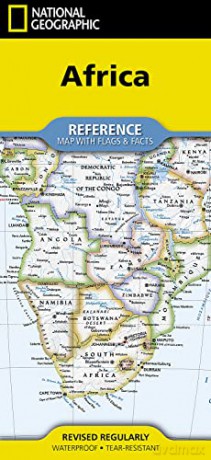 Africa With Flags and Facts Map (National Geographic Reference Map) [KSIĄŻKA]