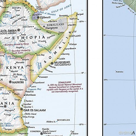 Africa With Flags and Facts Map (National Geographic Reference Map) [KSIĄŻKA]