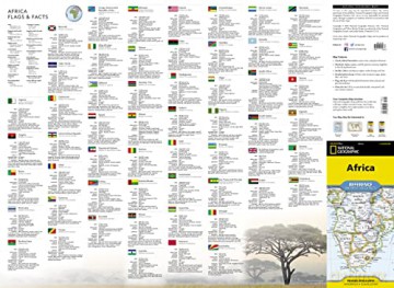 Africa With Flags and Facts Map (National Geographic Reference Map) [KSIĄŻKA]