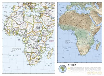 Africa With Flags and Facts Map (National Geographic Reference Map) [KSIĄŻKA]