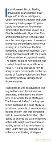 AI-Powered Bitcoin Trading: Developing an Investment Strategy with Artificial Intelligence - Eoghan Leahy [KSIĄŻKA]
