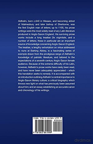 Aldhelm: The Prose Works - Michael Lapidge [KSIĄŻKA]