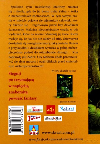 Moc zaklęcia Tajemnica Zafiry - 	 Wojtas-Tabiś Roxana [KSIĄŻKA]