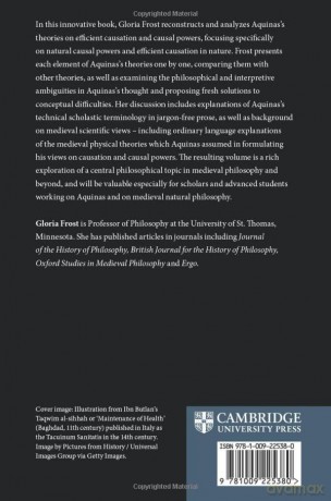 Aquinas on Efficient Causation and Causal Powers - Frost Gloria [KSIĄŻKA]
