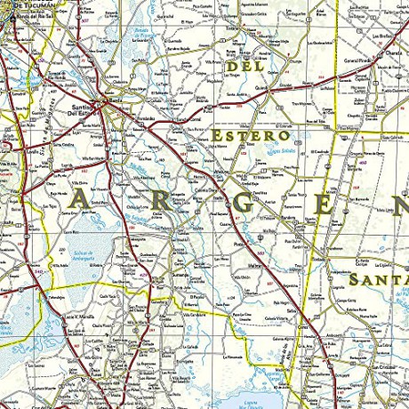 Argentina Map: Travel Maps International Adventure Map (National Geographic Adventure Map) [KSIĄŻKA]