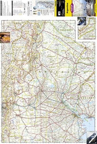 Argentina Map: Travel Maps International Adventure Map (National Geographic Adventure Map) [KSIĄŻKA]