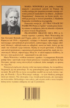 Prawdziwe oblicze Ojca Pio - Maria Winowska [KSIĄŻKA]
