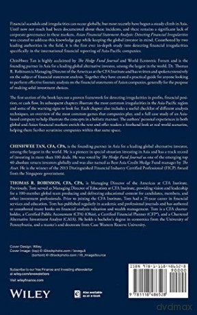 Asian Financial Statement Analysis: Detecting Financial Irregularities (Wiley Finance) - Chin Tiong Tan [KSIĄŻKA]