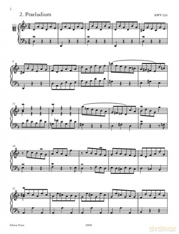 Bach: Short Preludes, Fugues and Fughettas (Piano Solo) (EP11510): Sammelband für Klavier - Johann Sebasti Bach [KSIĄŻKA]