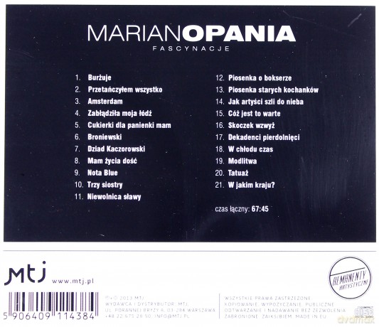 Marian Opania: Fascynacje [CD]
