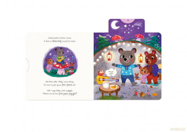 Bedtime for Little Bears: A Push Pull Slide Book (Little Families) - Campbell Books [KSIĄŻKA]