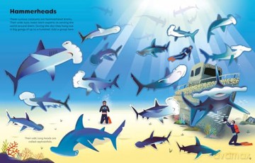 Big Sticker Book of Sharks (Sticker Books) (Big Sticker Books) - Alice James [KSIĄŻKA]