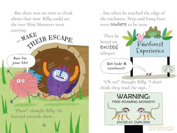 Billy and the Mini Monsters: Monsters at the Zoo - Zanna Davidson [KSIĄŻKA]