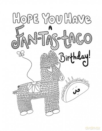 Birthday Blessings: A Wonderful Word Coloring Book [KSIĄŻKA]