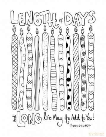 Birthday Blessings: A Wonderful Word Coloring Book [KSIĄŻKA]